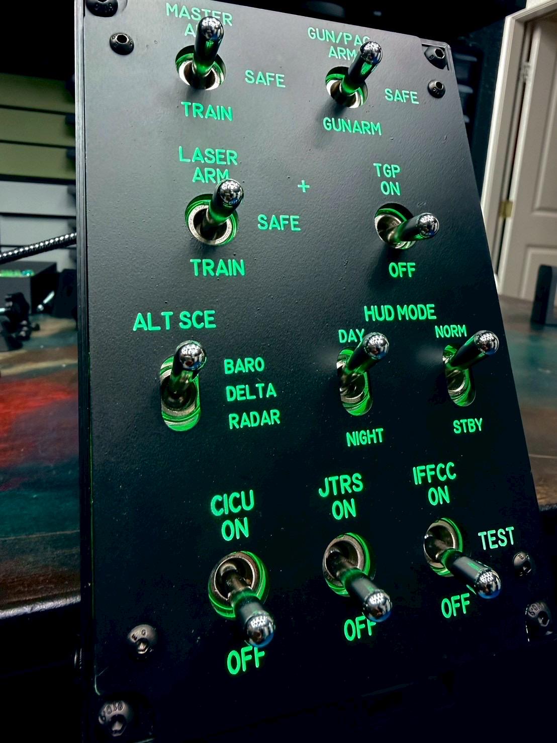 A-10C AHCP USB flight sim panel for DCS World